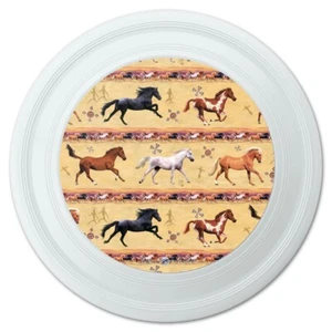 Pferde Southwestern Bordüre Muster Neuheit 9" fliegende Scheibe - Bild 1 von 4
