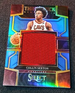 2022-23 Select Blue /75 Throwback Patch Collin Sexton Prizm Jersey #TM-CS - Bild 1 von 2