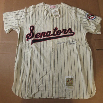 Harmon Killebrew Signed 1960 Washington Senators Mitchell & Ness Jersey 573 HR's - Image 1 of 4