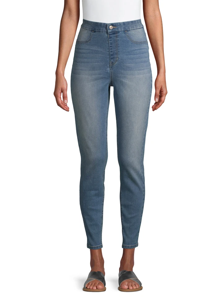 NOBO Super High Rise Brown Jeggings Plus Size Stretch 3xl