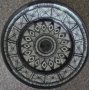 Set of Four (4) ~ Member's Mark ~ Melamine ~ Printmaker ~ 7.5" Dia. Cereal Bowls - Picture 1 of 5