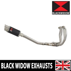 GSX1300R Hayabusa 2021-2025 4-1 Auspuffanlage 200mm rund schwarz Edelstahl BG20R - Bild 1 von 9