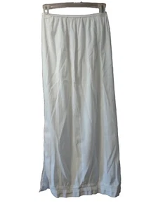 Hoops & Crinoline Merry Modes Vtg 1940s Lace Trim Embellished Half Slip Skirt - Picture 1 of 14