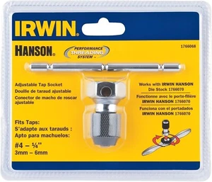 IRWIN Hanson 1766068 Pts T-Handle Tap Wrench Number 4 for Tap Die Extract 1/4 - Picture 1 of 1
