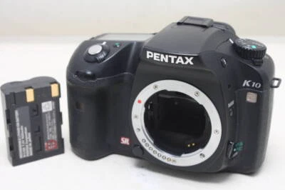 Pentax K10D 10.2MP Digital SLR Camera Black Body English Language From Japan - Image 1 of 4