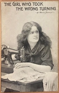 DAS MÄDCHEN, DAS DIE FALSCHE DREHUNG NAHM VON MELVILLE-LANGHAAR-SCHÖNHEITS-NÄHMASCHINE - Bild 1 von 2