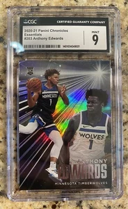 2020-2021 Panini Chronicles Essentials #203 Anthony Edwards CGC 9 - Picture 1 of 2