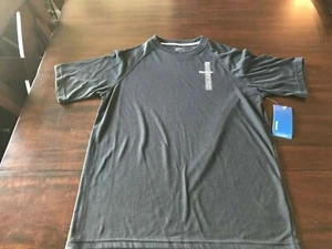 Men's Size Small Reebok PlayDry Black Tee - Picture 1 of 3