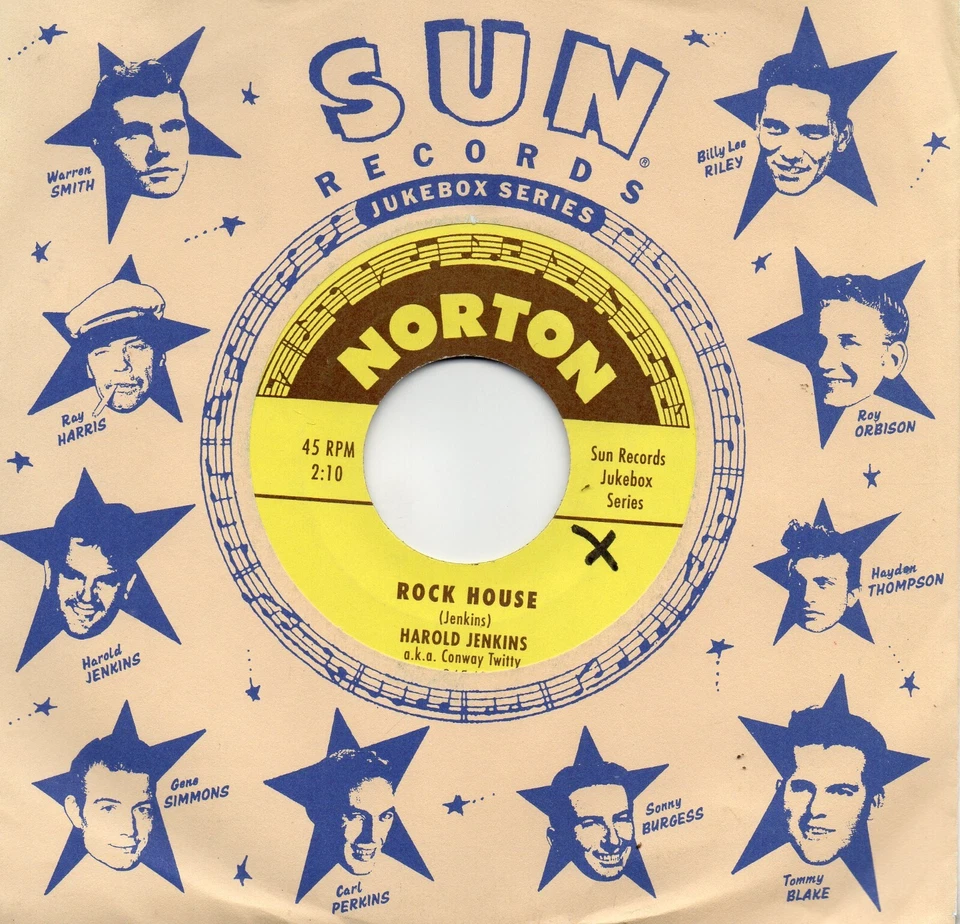 HAROLD JENKINS (CONWAY TWITTY)- ROCK HOUSE / CRAZY DREAMS - Image 1 of 1