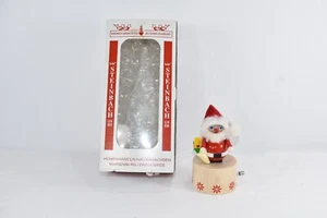 VINTAGE WOOD STEINBACH GMBH MUSICAL WINDUP ELF TOY JINGLE BELLS GERMANY "RARE" - Picture 1 of 14