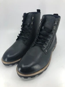 Thomas & Vine Mens Jonas Boot Black Leather size 13 style 003449 - Picture 1 of 23