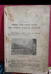 Cyprus 1934 Turkish Annua Yearl School Book Turkish boy Scholl Mega Rare - Picture 1 of 3