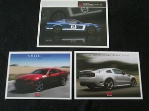 2007-2011 Ford Mustang Saleen Dan Gurney 302 Black & White Ed Card Brochure Set - Picture 1 of 2