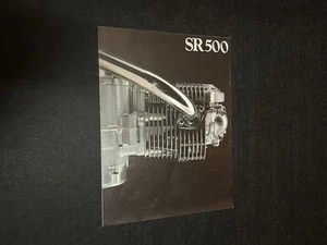 Yamaha SR500 Sales Brochure. A4 Size. Australian Genuine Item. 250 - Foto 1 di 3