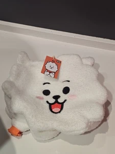 Bolso Mochila Miniso Bt21 RJ Head Lindo Cara Piel Naranja Correas BTS Jin - Imagen 1 de 3