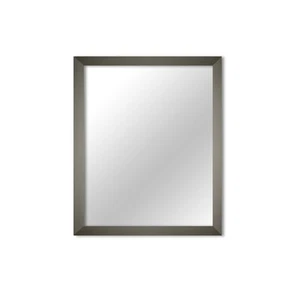 "Beckett Rectangular Grey Framed Mirror, 11"" x 14""" (MI-100_gr_11x14) - Picture 1 of 3