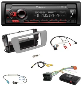 Pioneer Lenkrad USB DAB Bluetooth Autoradio für Seat Ibiza 2008-2015 dublingrau - Bild 1 von 9