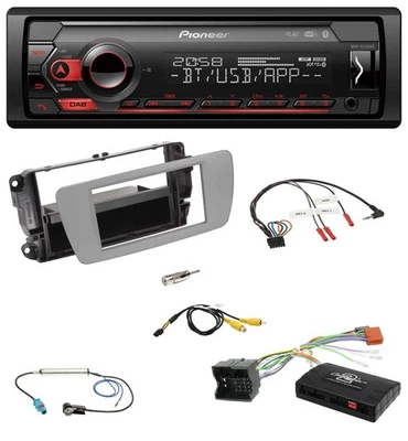 Pioneer Lenkrad USB DAB Bluetooth Autoradio für Seat Ibiza 2008-2015 dublingrau - Bild 1 von 4