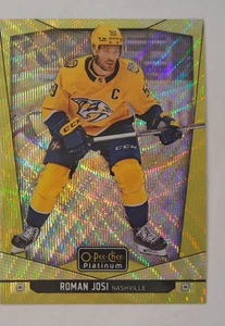 2024-25 UD OPC Platinum *ROMAN JOSI* Base Giallo Neon Surge SP #154 MT Nashville - Foto 1 di 3