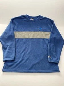 Vintage Detroit Lions NFL Fleece Crewneck Sweatshirt Fleece bestickt Gr. XL - Bild 1 von 12