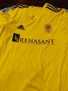 2020 Nashville SC Home Jersey Inaugural Yellow Adidas  - Picture 1 of 10
