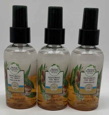Lot Of 3 Herbal Essences Bio:Renew Repairing Oil Mist Argan Oil & Aloe 4 Fl Oz - Image 1 of 2