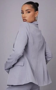 Wish Blazer Jacket Size 14/L Smokey Grey & Gold Buttons BNWT RRP $189.95 - Picture 1 of 4