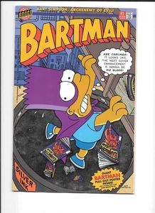 Bartman #1 Bongo Comics 1993 Foil Enhanced Cover & Bound-In Giant Bartman Poster - Picture 1 of 2