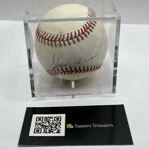 HANK AARON MILWAUKEE ATLANTA BRAVES EINZELSIGNIERTER BASEBALL JSA Z03519 HOF - Bild 1 von 10