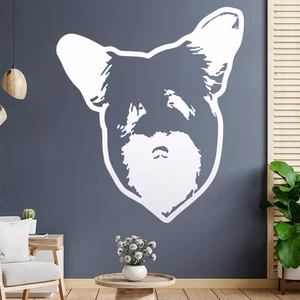 skye terrier Hund Wandaufkleber - Picture 1 of 12
