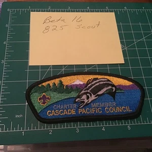 CASCADE PACIFIC COUNCIL CHARTER MEMBER BSA normaler Schulteraufnäher - Bild 1 von 6