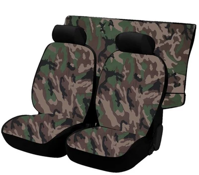 coprisedili per panda 750 cotone mimetico, su misura- made in italy - Immagine 1 di 2