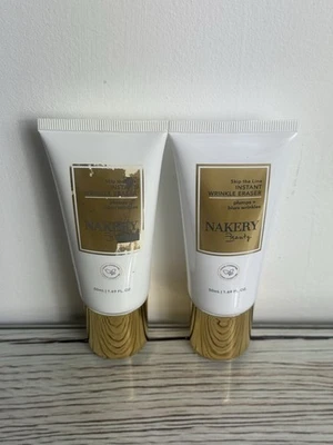 Nakery Skip the Line Instant Wrinkle Eraser Cream 1.69 fl. oz Lot Of 2 - Image 1 of 3