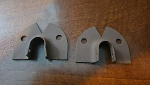 Vintage US Military Truck Jeep M151 Mutt Rear Seat Side Mounting Brackets Pair - Picture 1 of 2