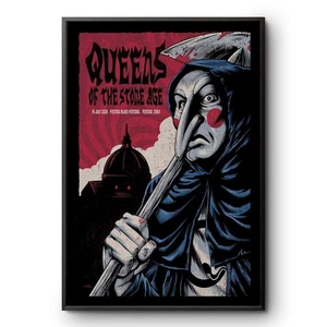 Queens Of The Stone Age July 15 2025 Pistoia Blues Festival Pistoia Italy Poster - Picture 1 of 2