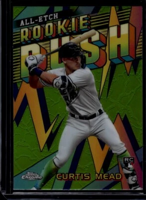 2024 Topps Chrome #CERR-6 Curtis Mead RC Chrome All Etch Rookie Rush - Image 1 of 2