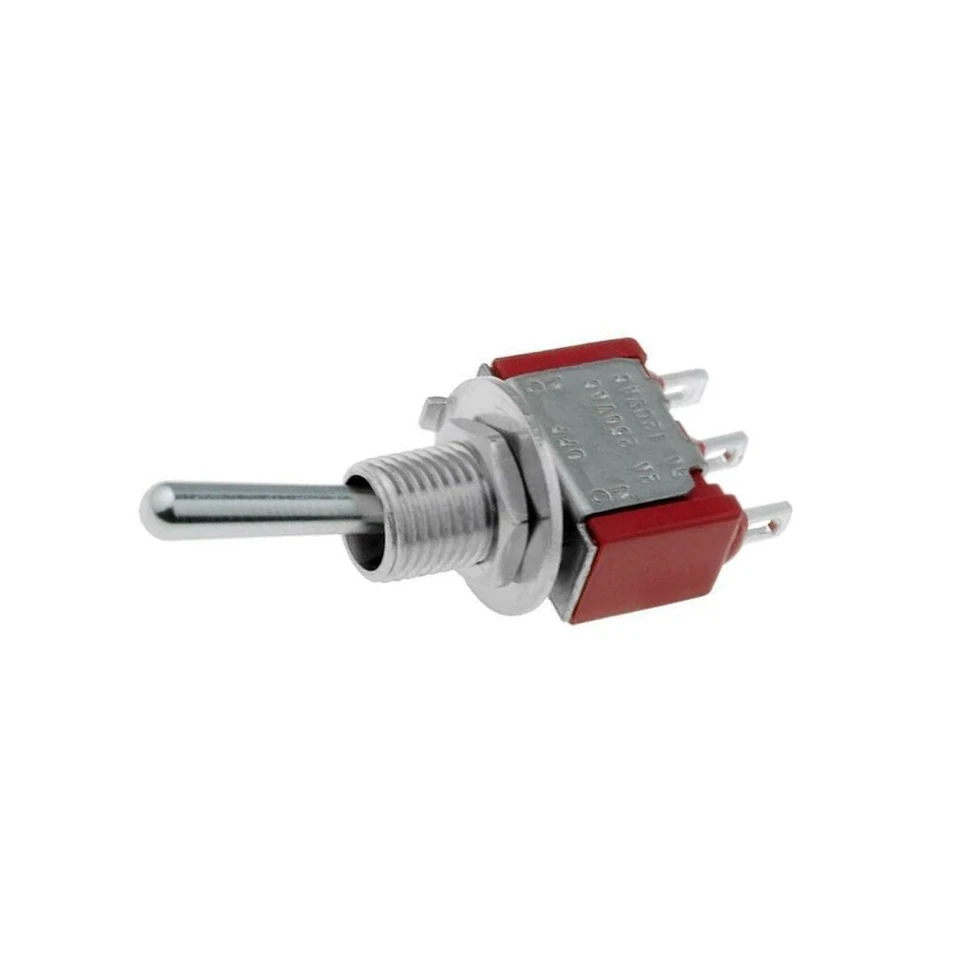 7103SYZQE Schalter: Hebelschalter Pos: 3 SP3T ON-OFF-ON 2A/250VAC IP40 C&K - Bild 1 von 1