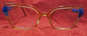 Karl Lagerfeld Designer Brille Brillengestell Gelb Blau KL6151 Bold Unikat - Bild 1 von 16