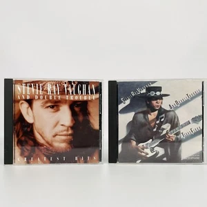Stevie Ray Vaughan And Double Trouble - Greatest Hits & Texas Flood 2 Bundle CD - Foto 1 di 12