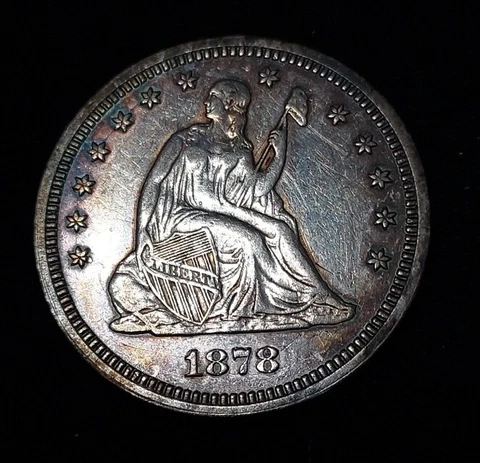 1878 SEATED LIBERTY QUARTER - NICE COIN!!! Cover