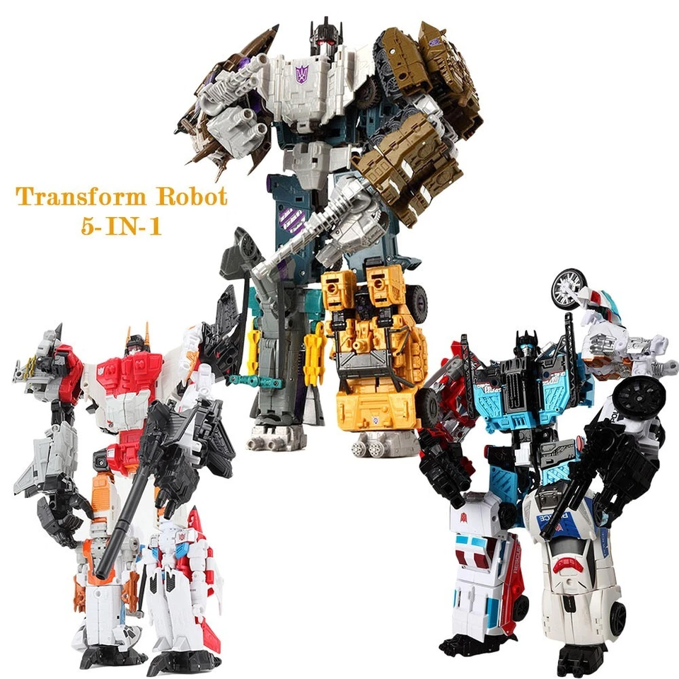 Neu HZX Transform Robot 5-in-1 verformbare IDW Actionfigur Modell Spielzeug o... - Bild 1 von 1