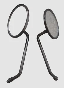 Bullit Bluroc Legend & Hunt S 125cc Mirrors Gloss Black - Pair - Genuine OEM - Picture 1 of 6