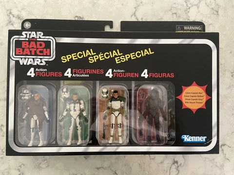 Star Wars The Vintage Collection The Bad Batch Special 4-Pack New In Box Cover