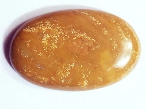 LOOSE GEMSTONE 100% NATURAL BROWN PICTURE JASPER 27.80 CT With Free Gift - Picture 1 of 4