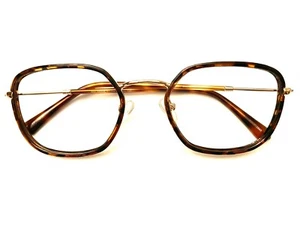 Robert Mitchel Eyeglasses Frames RM 20210 52-20-140 Tortoise Gold Without Lenses - Picture 1 of 3