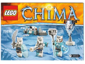 🧱 LEGO Nueva Instrucción 70230 Leyendas de Chima Oso de Hielo Tribu Manual Solo - Imagen 1 de 2