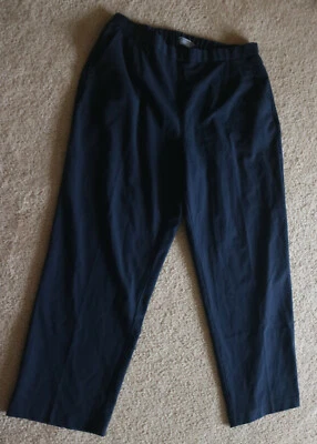 Briggs New York Women’s Navy Dress Pants Elastic Waist Size 18WS - Image 1 of 4