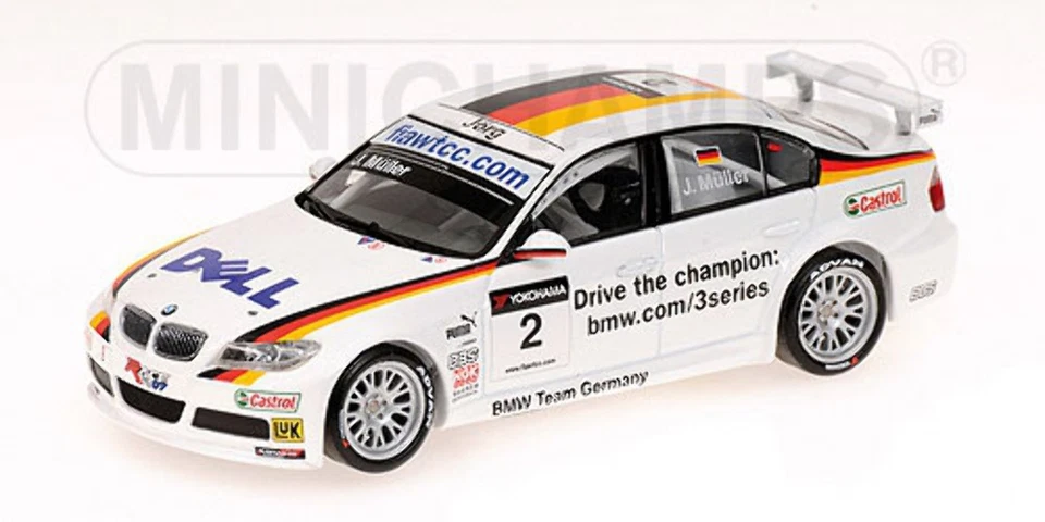 Minichamps 400072602 BMW 320 SI J. MUELLER VENCEDOR CORRIDA 2 BRNO WTCC 2007 1:43 - Imagem 1 de 1