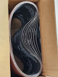 Lote de 10 correas de lijado de piso premium de óxido de aluminio de 7-7/8" x 29-1/2" 100 granos - Imagen 1 de 3