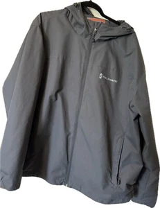 Free Country Jacket Mens XXL Soft Shell Water Resistant Gray Zipper Lined - Picture 1 of 7